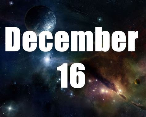 December 16 Birthday horoscope - zodiac sign for December 16th