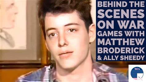 Behind the Scenes on War Games with Matthew Broderick and Ally Sheedy | Another actor whose ...