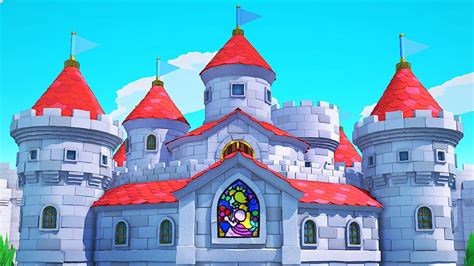 Peach's Castle (Prologue) - Paper Mario: The Origami King Walkthrough - YouTube