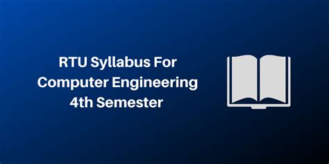 RTU Syllabus Computer Science Engineering 4th Semester 2020