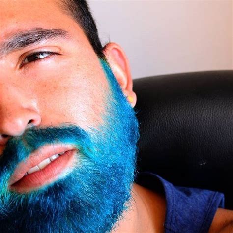 We #love a good dyed beard, and @khameelo's is #flawless ! He used #AtomicTurquoise to achieve ...