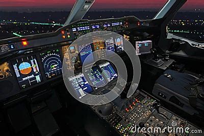 Airbus Cockpit Royalty Free Stock Images - Image: 28742819