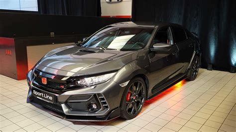 Honda Civic Type R Sport Line Debuts With No Wing And More Comfort