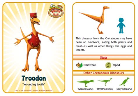 Dinosaur Train Trading Cards | Kids Coloring… | PBS KIDS for Parents