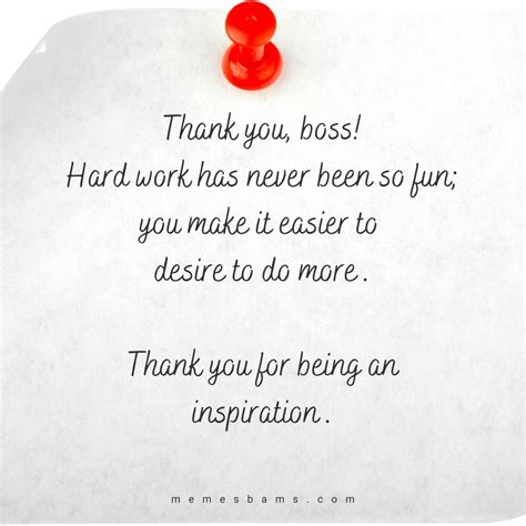 Thank You Notes to Boss & Appreciation Letter and Messages to Boss