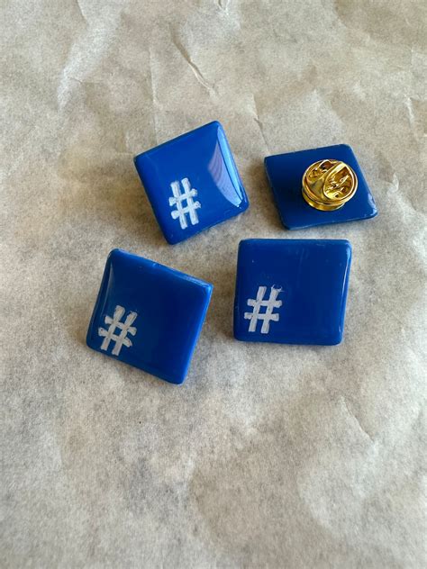 Blue Square Pin, Stand up to Jewish Hate, Antisemitism Pin, Blue Square ...