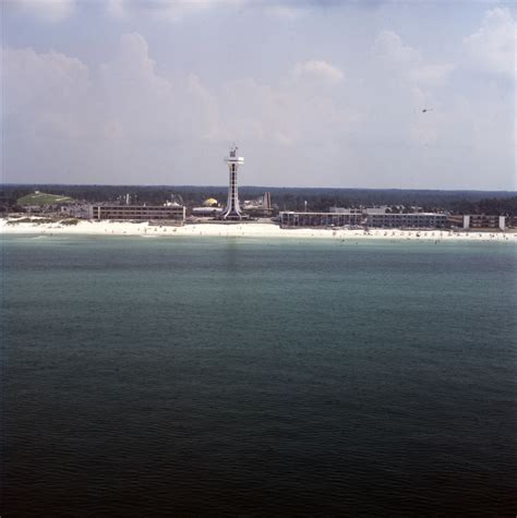 Florida Memory • Aerial view looking toward observation tower on the ...