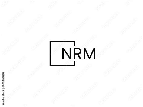 NRM letter initial logo design vector illustration Stock Vector | Adobe ...