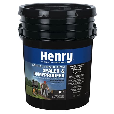 Henry Company Asphalt Emulsion 5-Gallon Waterproofer Roof Sealant at ...