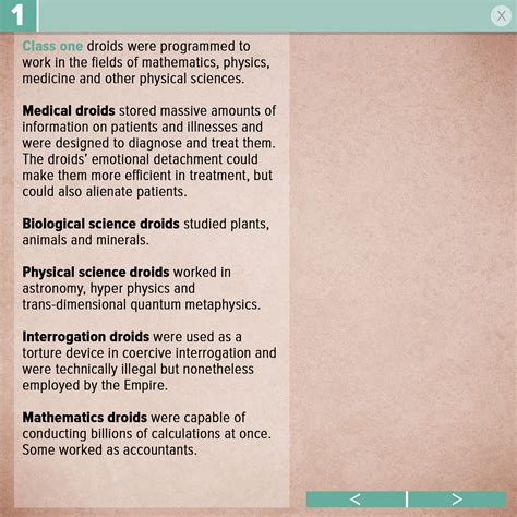 Droids: A Visual Guide