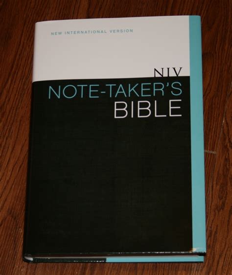 NIV Note-Taker’s Bible – Review