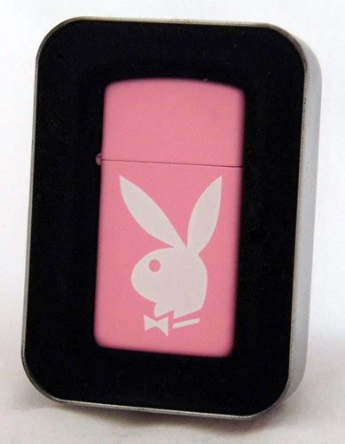 Pink Zippo Cigarette Lighter With Playboy Magazine Logo, M… | Flickr