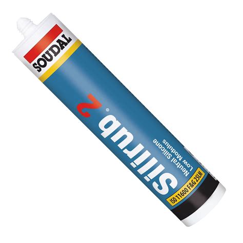 Soudal Silirub 2 Low Mod Silicone Sealant 300ml - Protrade