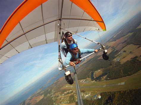 Tandem hang glider a mile in the sky - Kitty Hawk Kites Blog