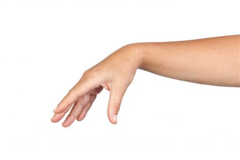 Premium Photo | Woman's hand dropping something isolated on white background | How to draw hands ...