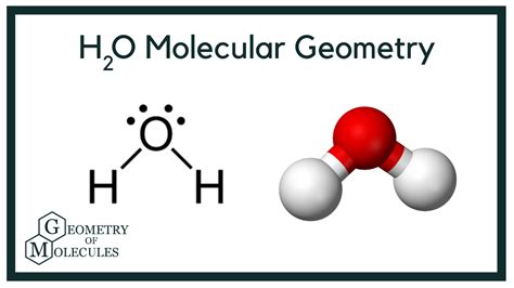 H2O Molecular Geometry and Bond Angles | Molecular geometry, Molecular, Molecules