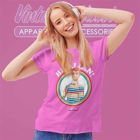 Allan Barbie Shirt Barbie The Movie Hi Allan - Vintagenclassic Tee