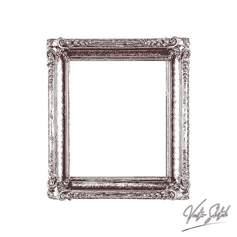 Premium Vector | Antique picture frame Hand drawn sketch vector illustration