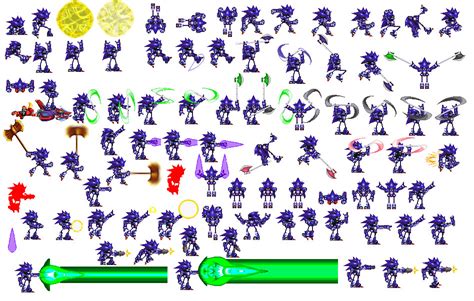 My Mecha Sonic Sprite Sheet by Nazo0202 on DeviantArt