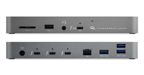 Compare the specs of any two Thunderbolt Docks