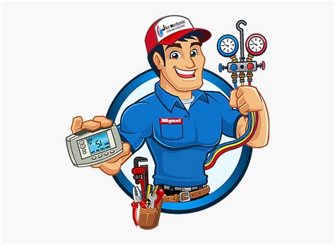 Hvac Technician Cartoons I have the primary ambition to install maintain