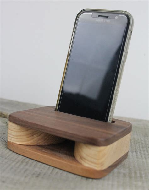 Wooden Phone Stand Amplifier, Passive Speaker