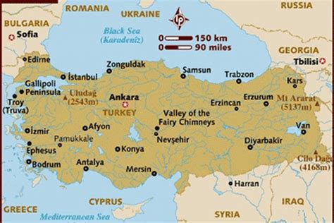 Anatolia Map (Asia Minor) with History, Facts - Istanbul Clues