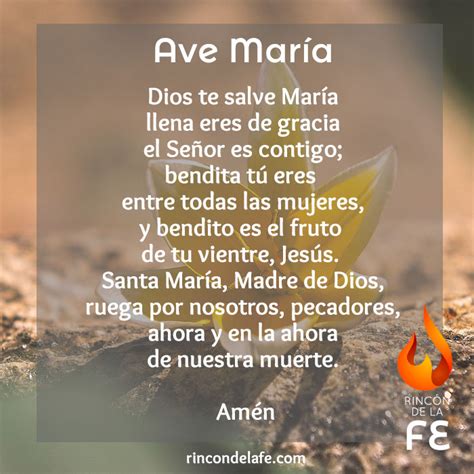 Ave María | El Ave María | Ave María Rezo | Oraciones a María