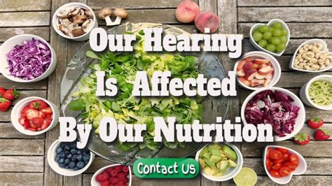 Our Hearing Is Affected By Our Nutrition - Cable13