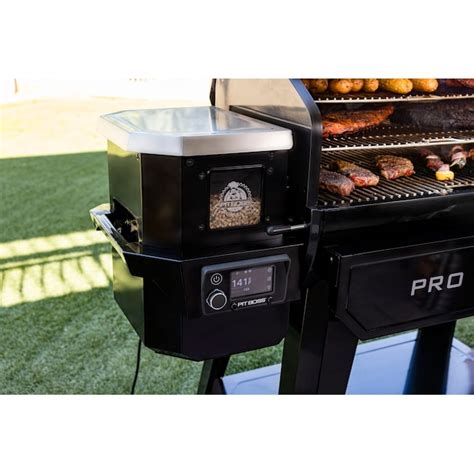 Pit Boss Wood Pellet Pro 1600 Elite 1598-Sq in Stainless Steel Pellet Grill 10982 at Lowes.com