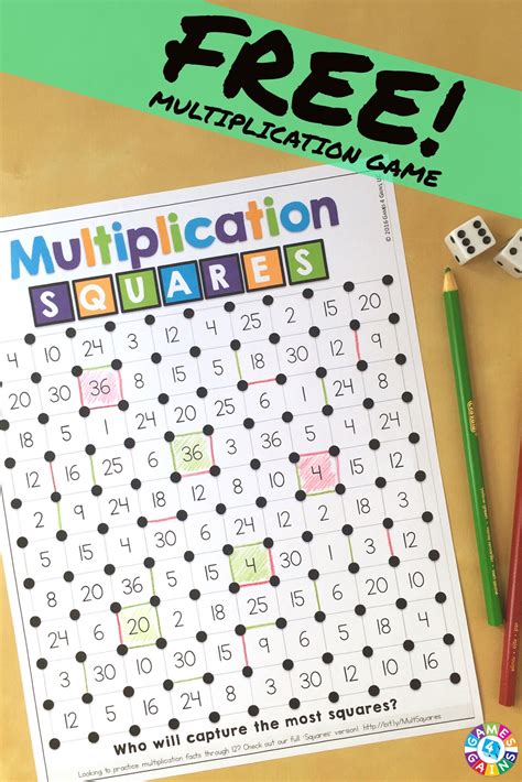 Multiplication Math Facts Games