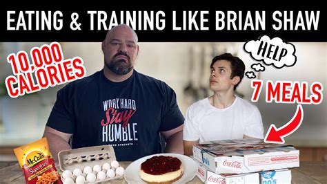 I tried Brian Shaw's DIET & WORKOUT for 24 HOURS | World's Strongest Man Diet - YouTube