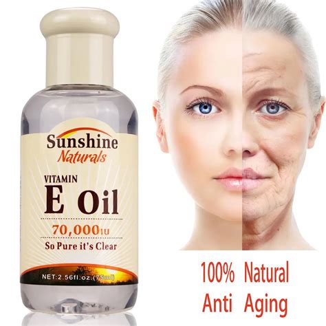 Natural Vitamin E Oil 70000IU Hyaluronic Liquid Anti Wrinkles Serum For ...