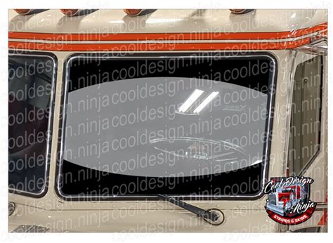 Pete Cut Black Peterbilt 389 Window Shades – Cool Design Ninja