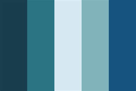 Teal Blue Color Palette