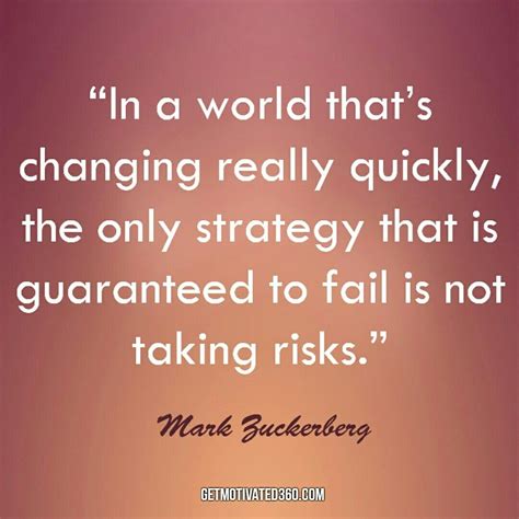 “In a world that’s changing really quickly, the only strategy that is guaranteed to fail is not ...