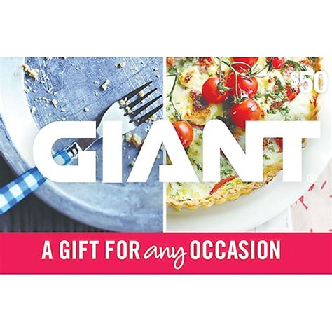 Giant Food Gift Card $50 at Staples