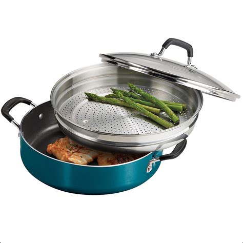 Tramontina 5.5 Quart Nonstick Everyday Pan in Teal - Walmart.com - Walmart.com