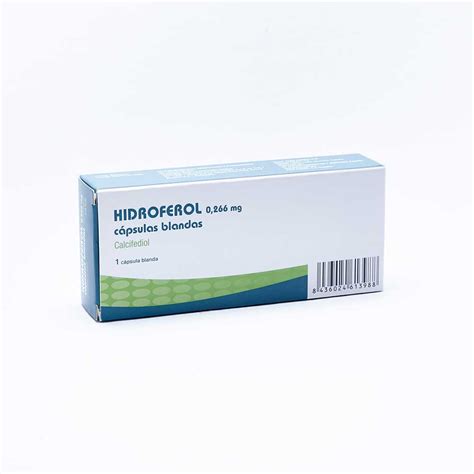 Hidroferol Cápsulas Blandas 0.266Mg Caja X 1 | Los expertos en ahorro ...