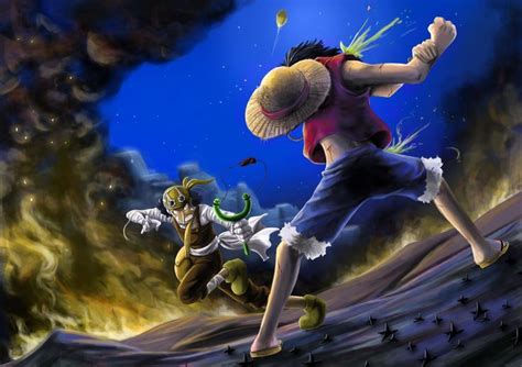 Luffy vs Usopp | Roronoa zoro, Gambar anime, Film aksi