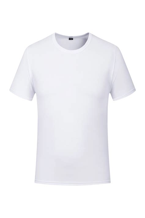 Quick Drying Polyester T Shirts For Sublimation Print Logo O-neck Plain White T Shirts - Buy ...