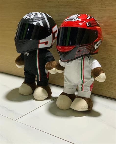 Mini Motorcycle Helmet with Bear, Motorbikes, Motorbike Accessories on Carousell