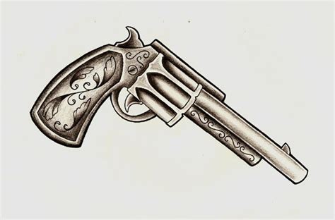 29 best Gun Tattoo Stencils images on Pinterest | Gun tattoos, Pistol ...