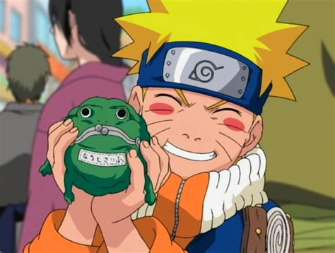 Naruto and His Adorable Frog Pouch