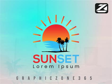 Sunset Logo Design Project... by Md Imran Khan on Dribbble