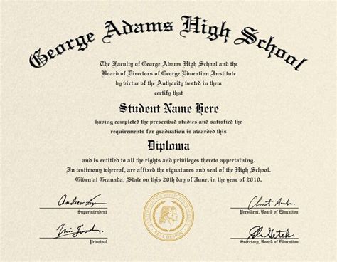 diploma-template | High school diploma, Free high school diploma, Diploma template