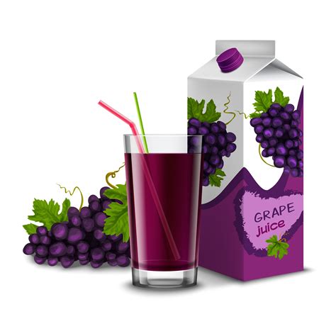 Grape juice set 453442 Vector Art at Vecteezy