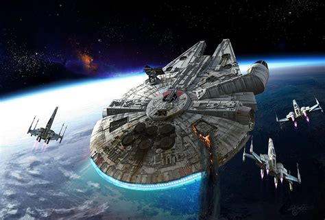 Star Wars Millennium Falcon, Star Wars HD wallpaper | Wallpaper Flare