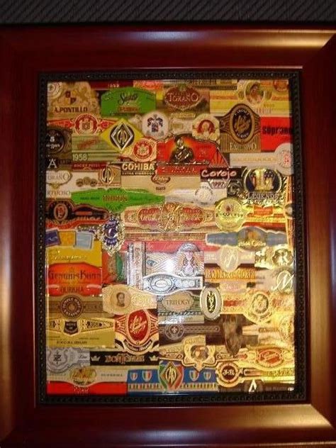 Cigar band art project - Page 2 | Cigar art, Cigar room decor, Cigars