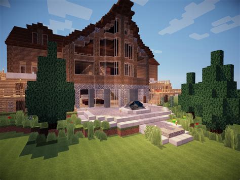 Wisconsin log cabin vacation home Minecraft Map